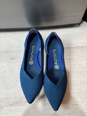 Rothy's Royal Navy Pointed Toe Flat